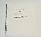 Cutera Laser Prowave LX & 770 User Operator Manual Operation Treatment Settings