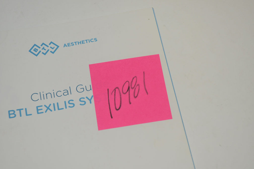BTL Aesthetics Exilis System CLINICAL User GUIDE Cellulite Treatment Manual
