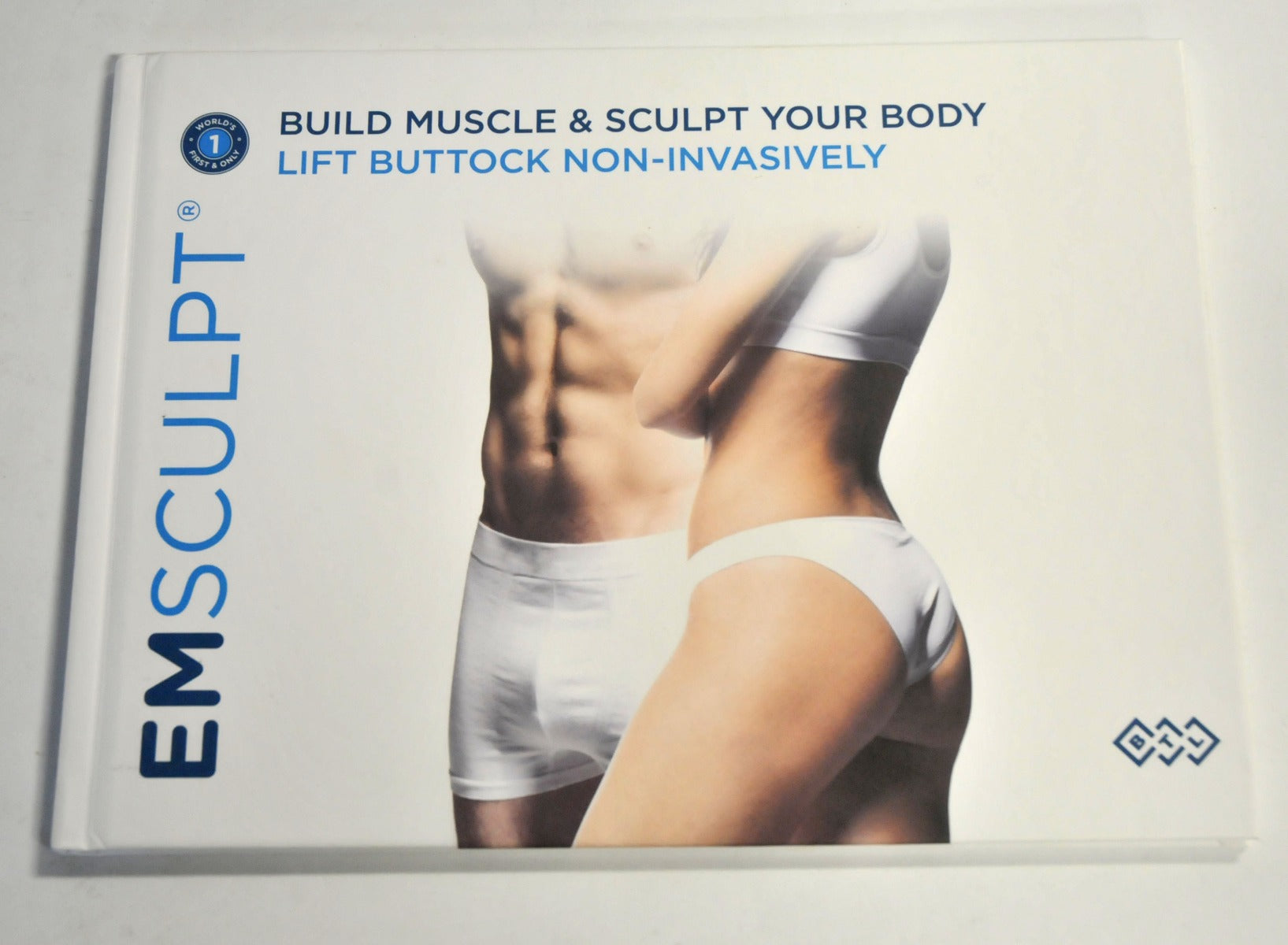 BTL EMSCULPT Body Sculpt LIFT BUTTOCK Office Marketing Clinic Before After Photo