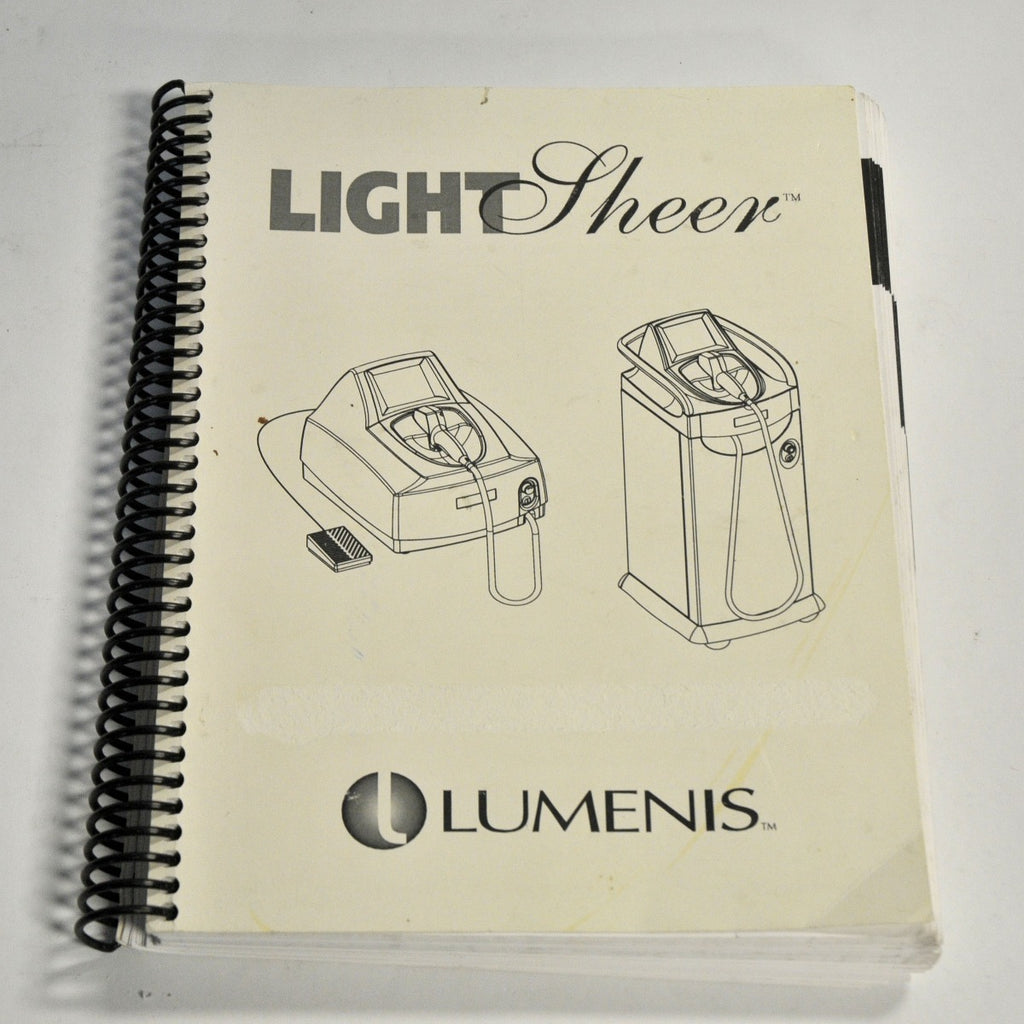 Lumenis LightSheer Diode Laser Operator Reference Guide English Spanish French..