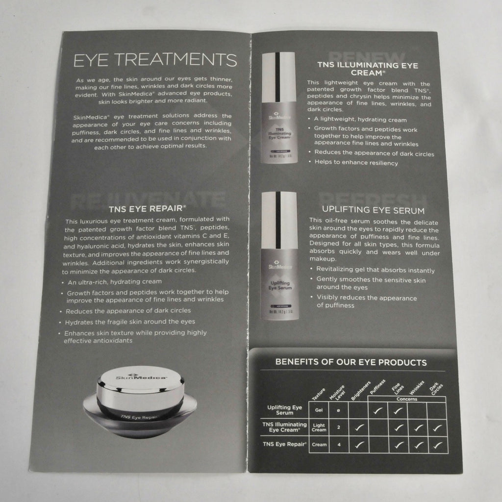 EYE TREATMENTS Energize Your Eyes Promo Patient Brochure Pamphlet 25-Pack