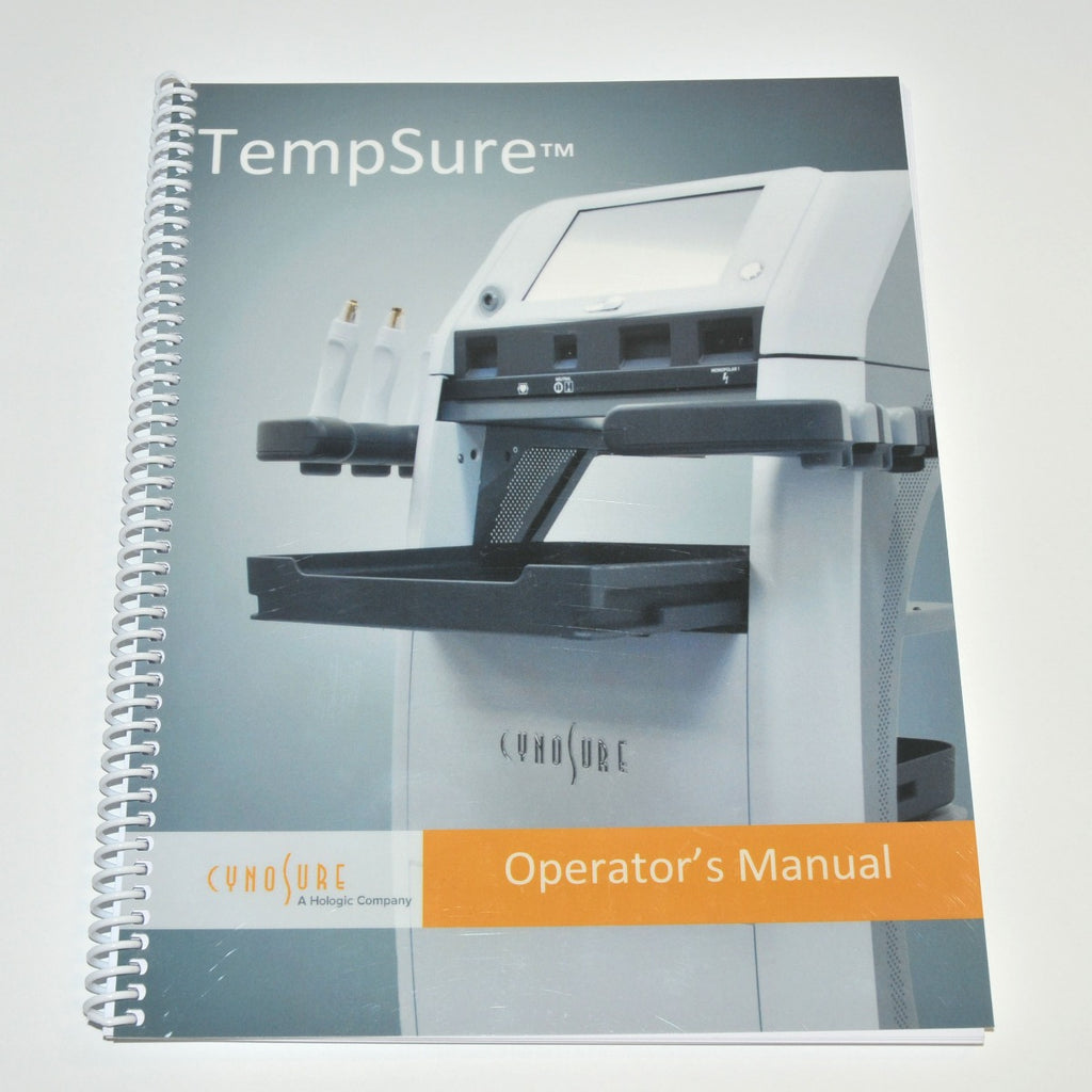 Cynosure Tempsure RF Operator Manual User Guide Patient Treatment 850-7027-000
