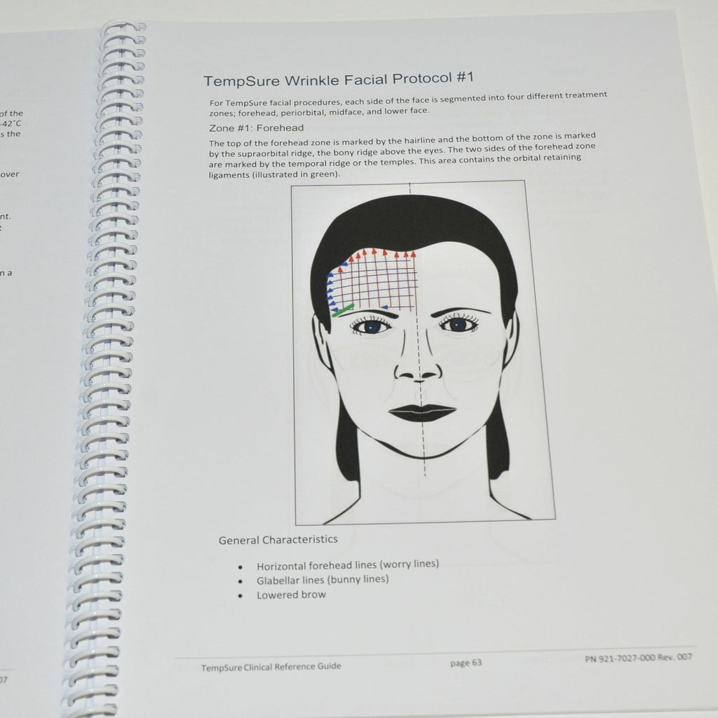 Cynosure Tempsure RF Clinical Reference Guide User Skin Treatment 921-7027-000