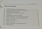 Clear Brilliant Laser System OPERATOR MANUAL User Treatment Tips Handpiece Guide