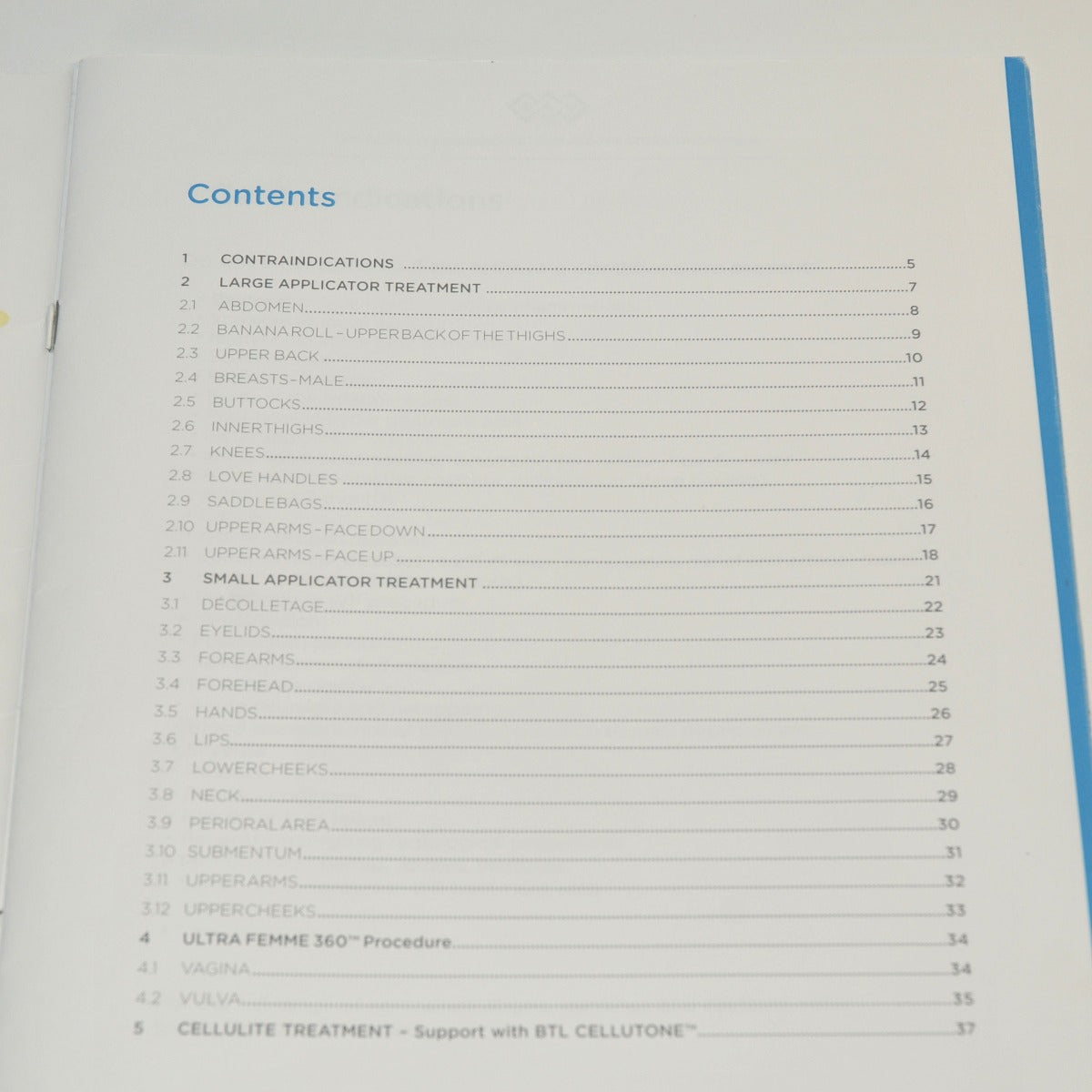 BTL Aesthetics CLINICAL GUIDE Exilis Ultra 360 Patient Applicator Treatment