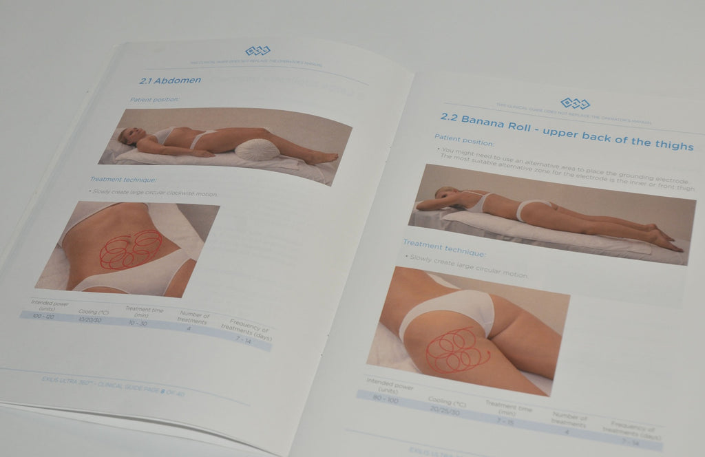 BTL Aesthetics CLINICAL GUIDE Exilis Ultra 360 Patient Applicator Treatment