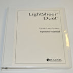 Lumenis LightSheer Duet Diode Laser System OPERATOR MANUAL User Guide Treatments