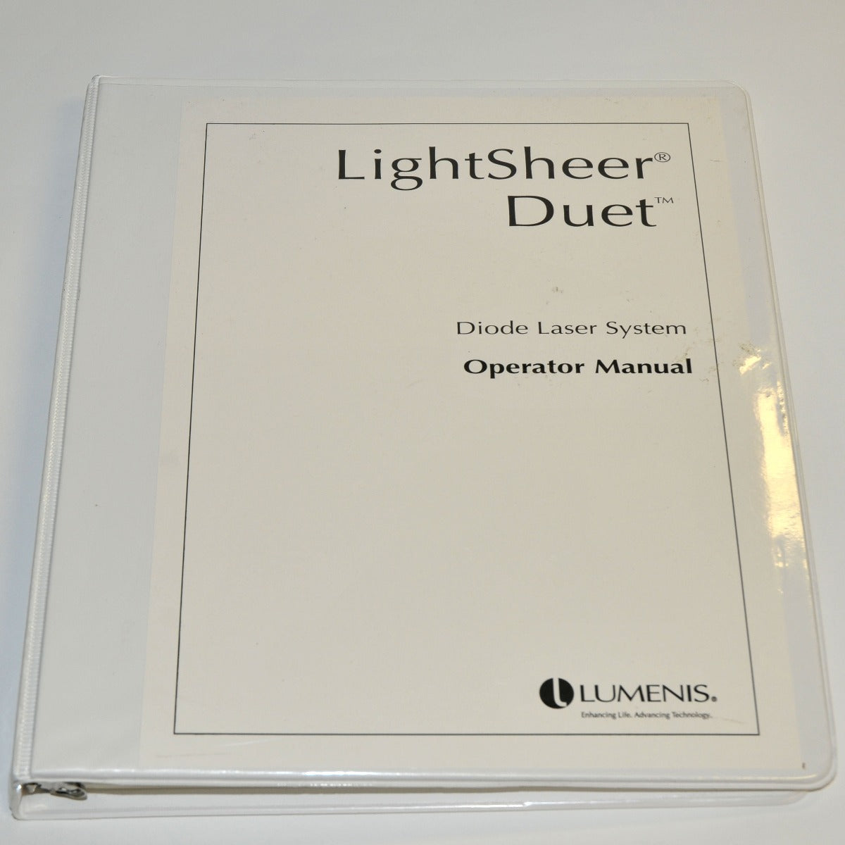 Lumenis LightSheer Duet Diode Laser System OPERATOR MANUAL User Guide Treatments