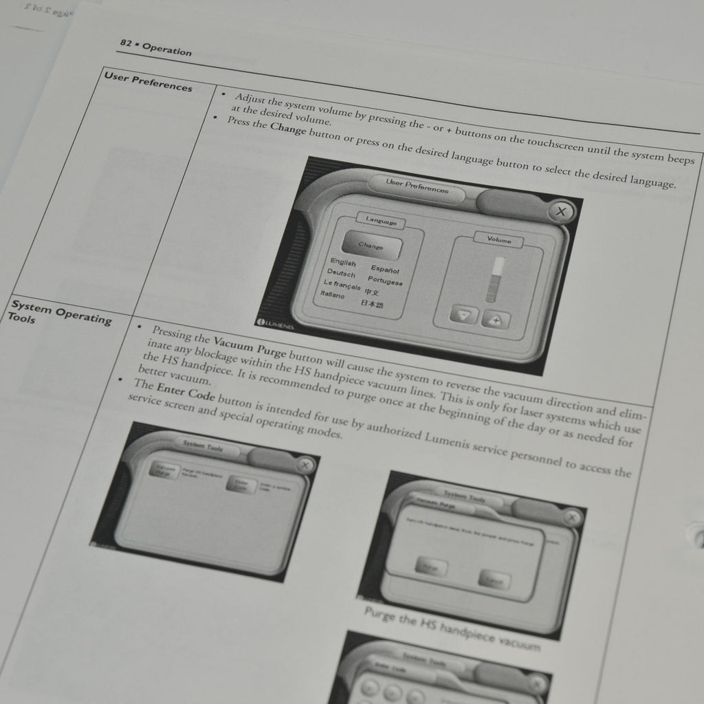 Lumenis LightSheer Duet Diode Laser System OPERATOR MANUAL User Guide Treatments