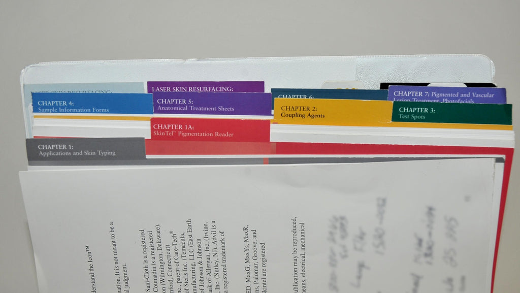 Cynosure Palomar ICON IPL Laser Treatment Guide Reference User Manual 2500-0014