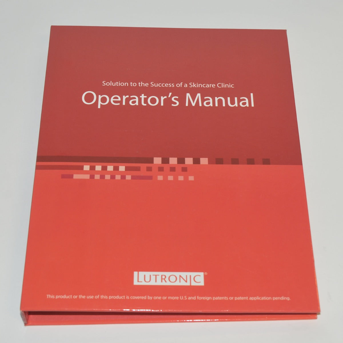 Lutronic Infini Operator's Manual User Guidelines Treatment Training Procedures