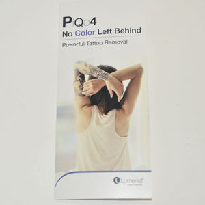 Lumenis PiQo4 Powerful Laser Tattoo Removal Patient Brochures x25 Pcs