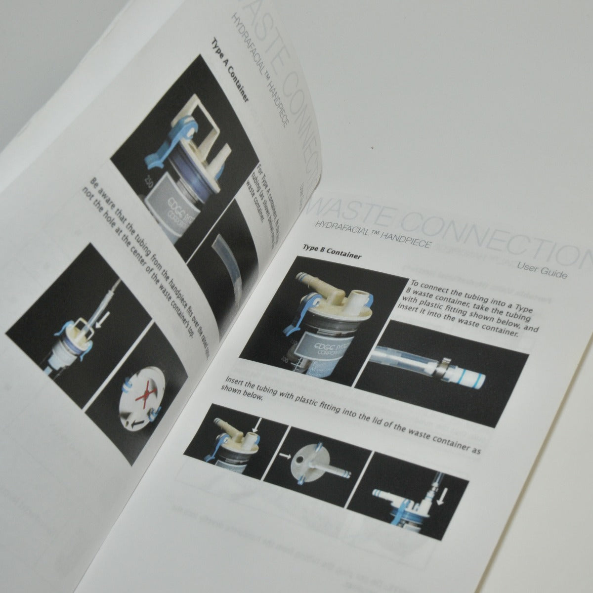 EDGE Systems HydraFacial HANDPIECE USER GUIDE Exfolication Operator Manual Setup