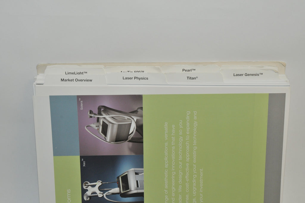 2007 Cutera Workshop Material Book. Solera, Xeo, CoolGlide - D0372 Rev E 0707