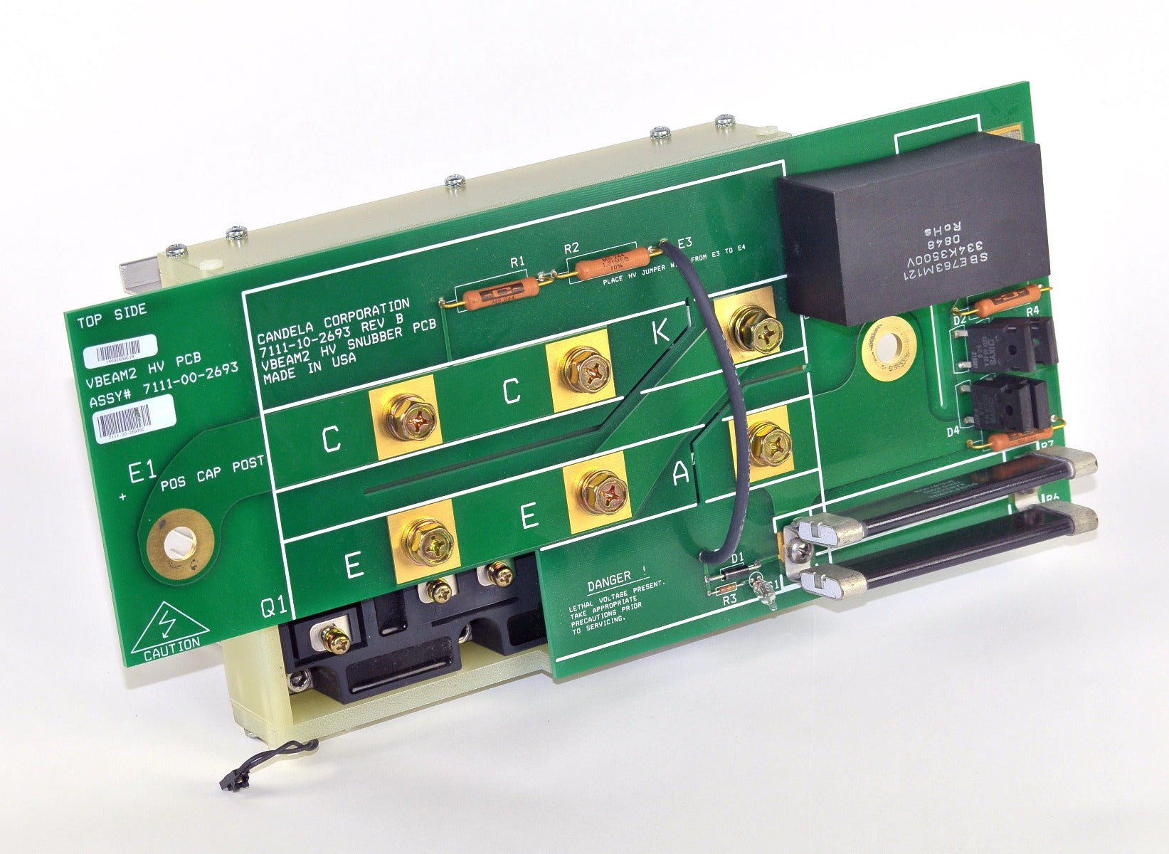 Candela VBeam Perfecta IGBT PCB Board 7111-10-2693 2 7111-00-2693 Parts As-Is