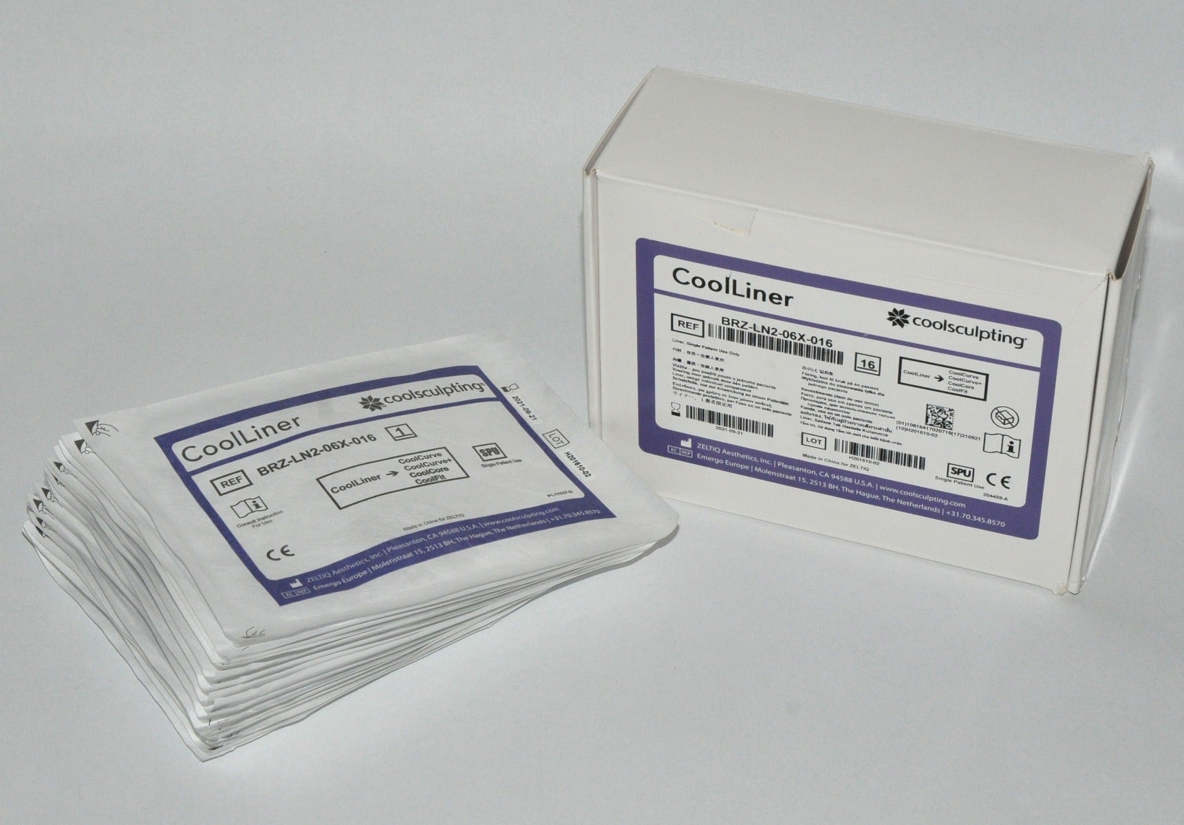 Zeltiq Coolsculpting CoolLiner Liner BRZ-LN2-06X-016 Cool Sculpting Exp 9/21 x16