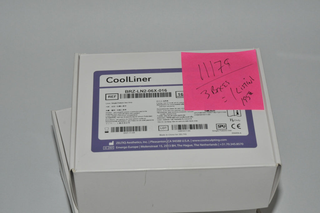 Zeltiq Coolsculpting CoolLiner Liner BRZ-LN2-06X-016 CoolSculpt Exp 11/21 x48Pcs