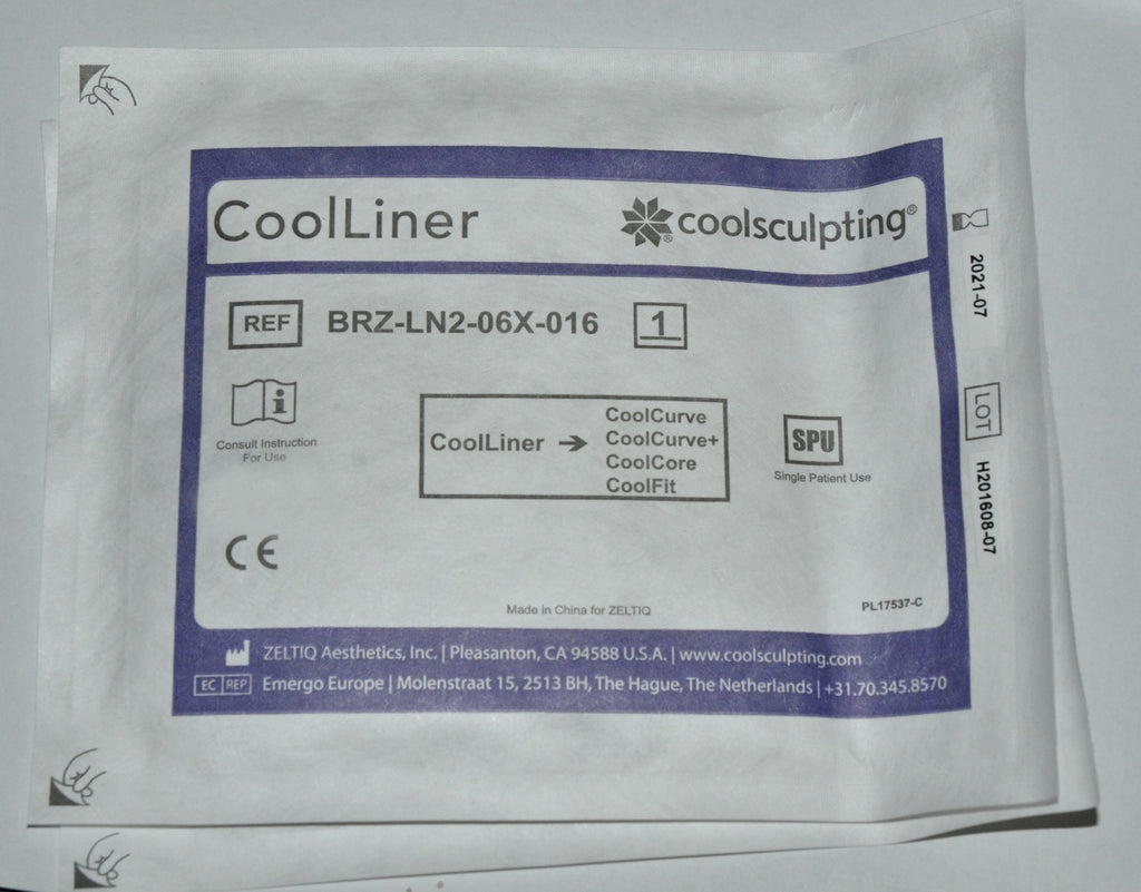 Zeltiq Coolsculpting CoolLiner Liner BRZ-LN2-06X-016 Exp 07/21 LOT 2 Boxes