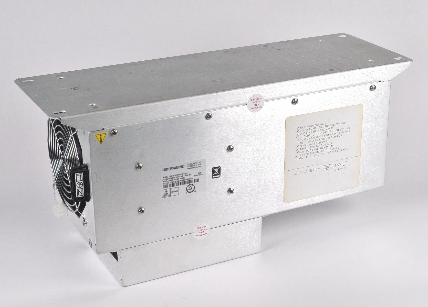 Candela Perfecta VBeam2 VBeam 2 Laser HVPS Power Supply 4001-01--0079 78012 PART2