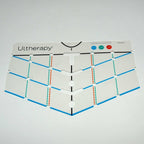 Ulthera Ultherapy Chest Marking Outline Stencil Template 1004152A Clear Vinyl