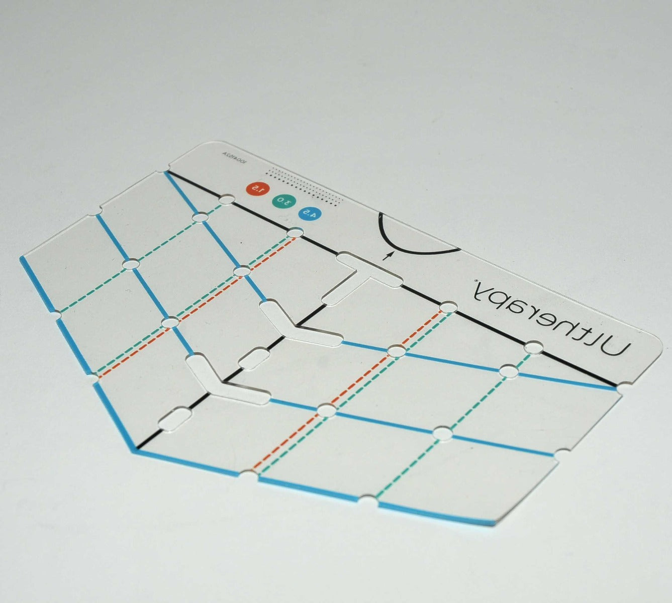 Ulthera Ultherapy Chest Marking Outline Stencil Template 1004152A Clear Vinyl