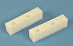 Candela GentleMax Laser Green GMAX Nd YAG MGL MGY White Delrin Blocks PARTS x2