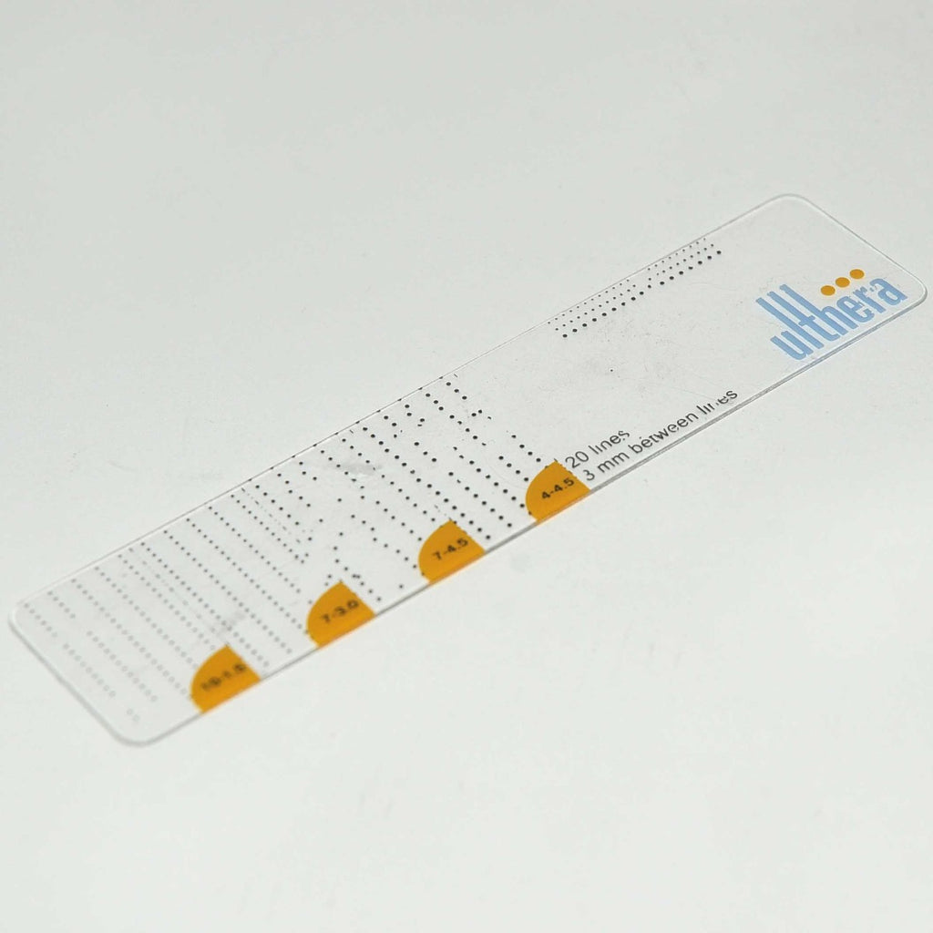 Ulthera Ultherapy Gauge Ruler 4.5" Clear Plastic Marker Patient Gauge Lines x5Pc