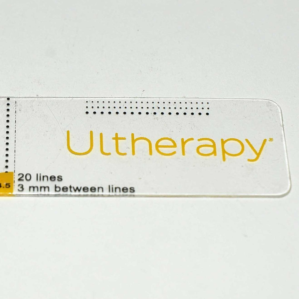 Ultherapy Clear Guide Ruler 3mm Lines Between 20 Lines 10-1.5 7-3.0 7-4.5 4-4.5