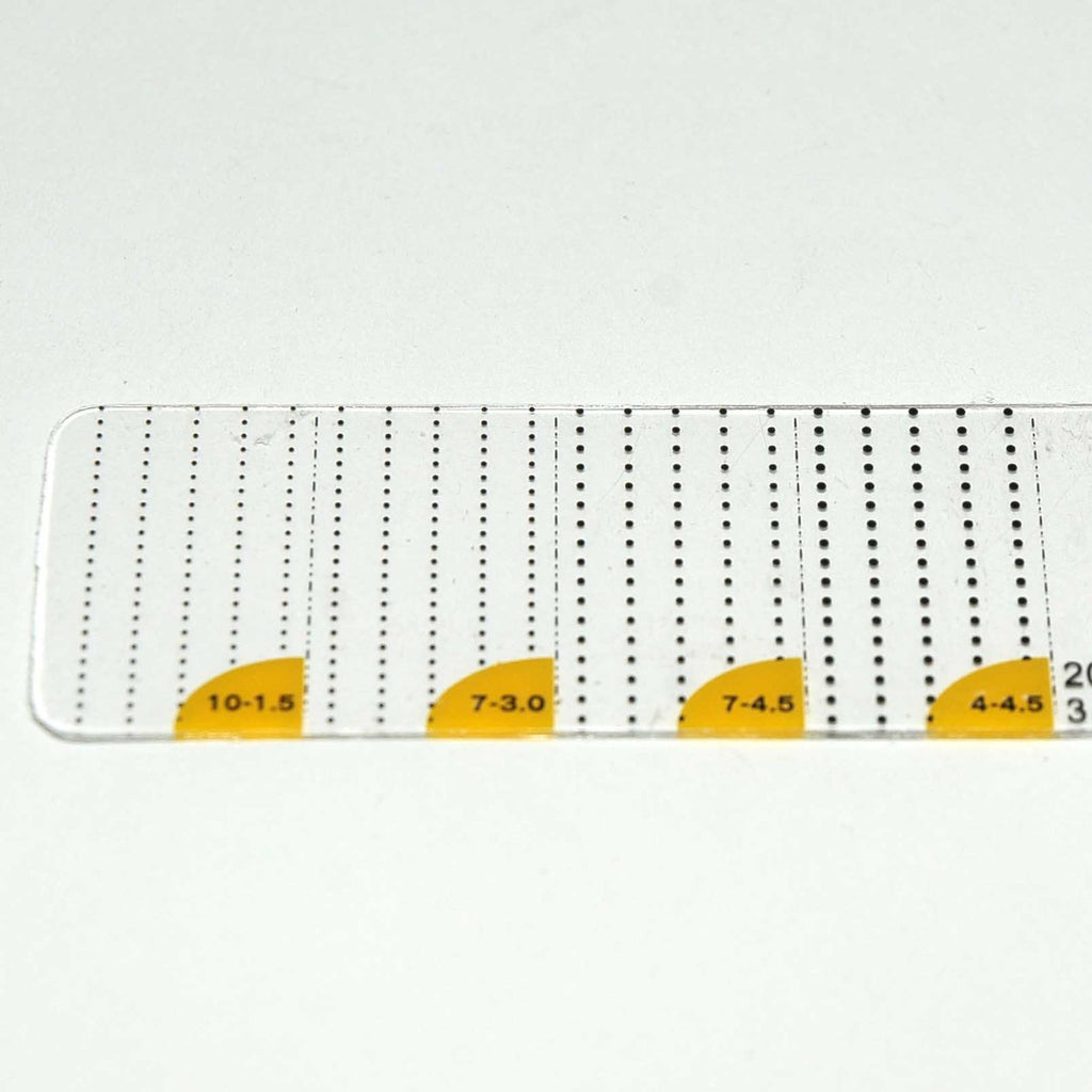 Ultherapy Clear Guide Ruler 3mm Lines Between 20 Lines 10-1.5 7-3.0 7-4.5 4-4.5