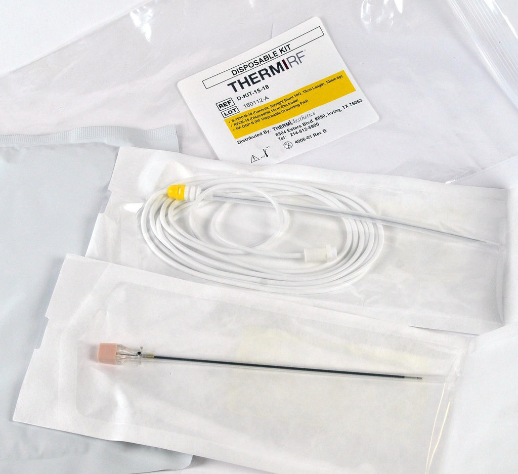 ThermiRF D-KIT-15-18 Disposable Kit S-1510-B-18 Cannula Electrode Grounding Pad