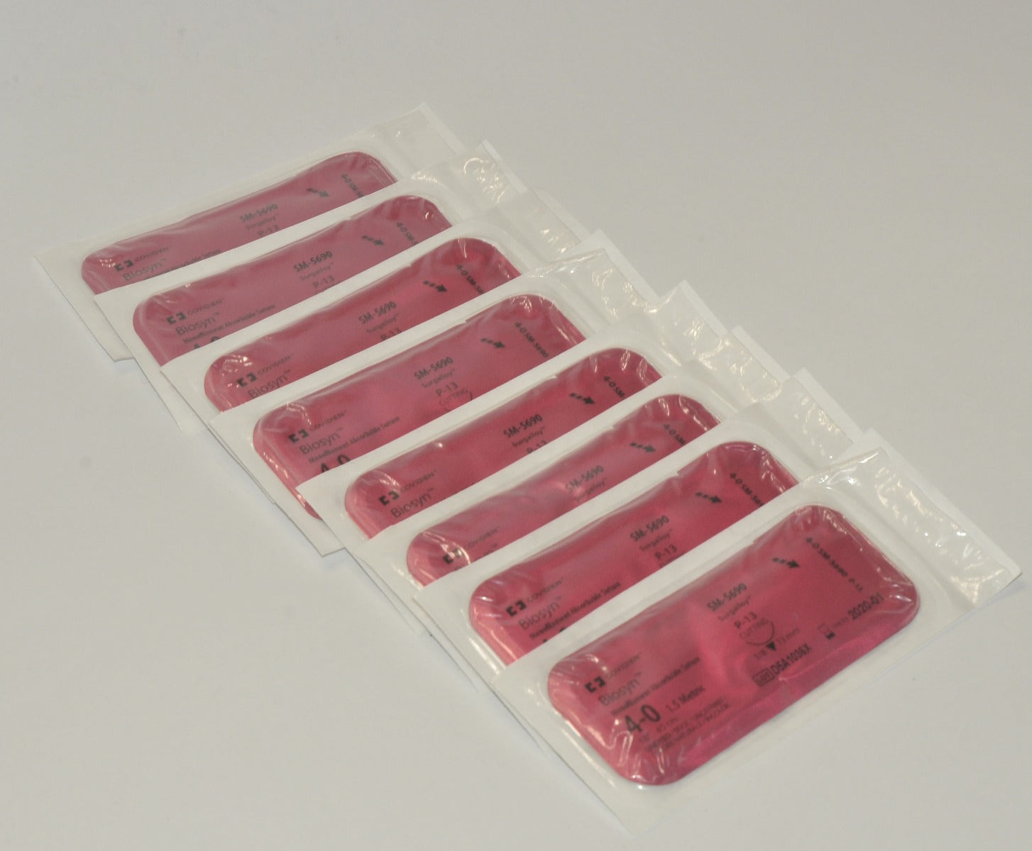 Covidien SM-5690 Suture Monofilament Absorbable Biosyn Size 4-0 18" Metric P-13