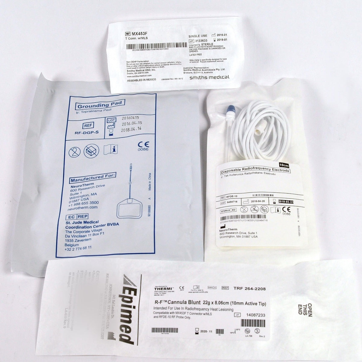 Thermi Aesthetics ThermiRF RASE Disposable Kit D-T-Kit-8-22-10 Cannula Electrode
