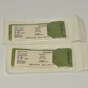Covidien SN-5698G Suture Monosof Monofilament Nylon Cutting Size 5-0 SN5698G LOT
