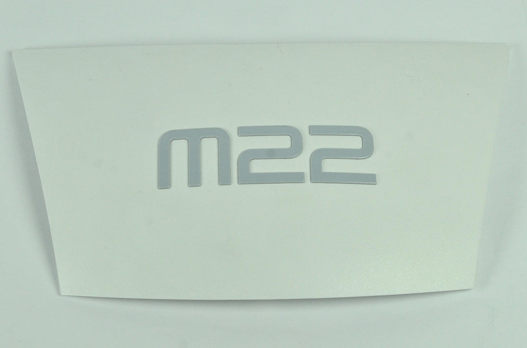 Lumenis M22 Laser Front Cover Logo White Plastic Plate Panel Replacement Cap
