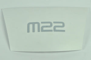 Lumenis M22 Laser Front Cover Logo White Plastic Plate Panel Replacement Cap