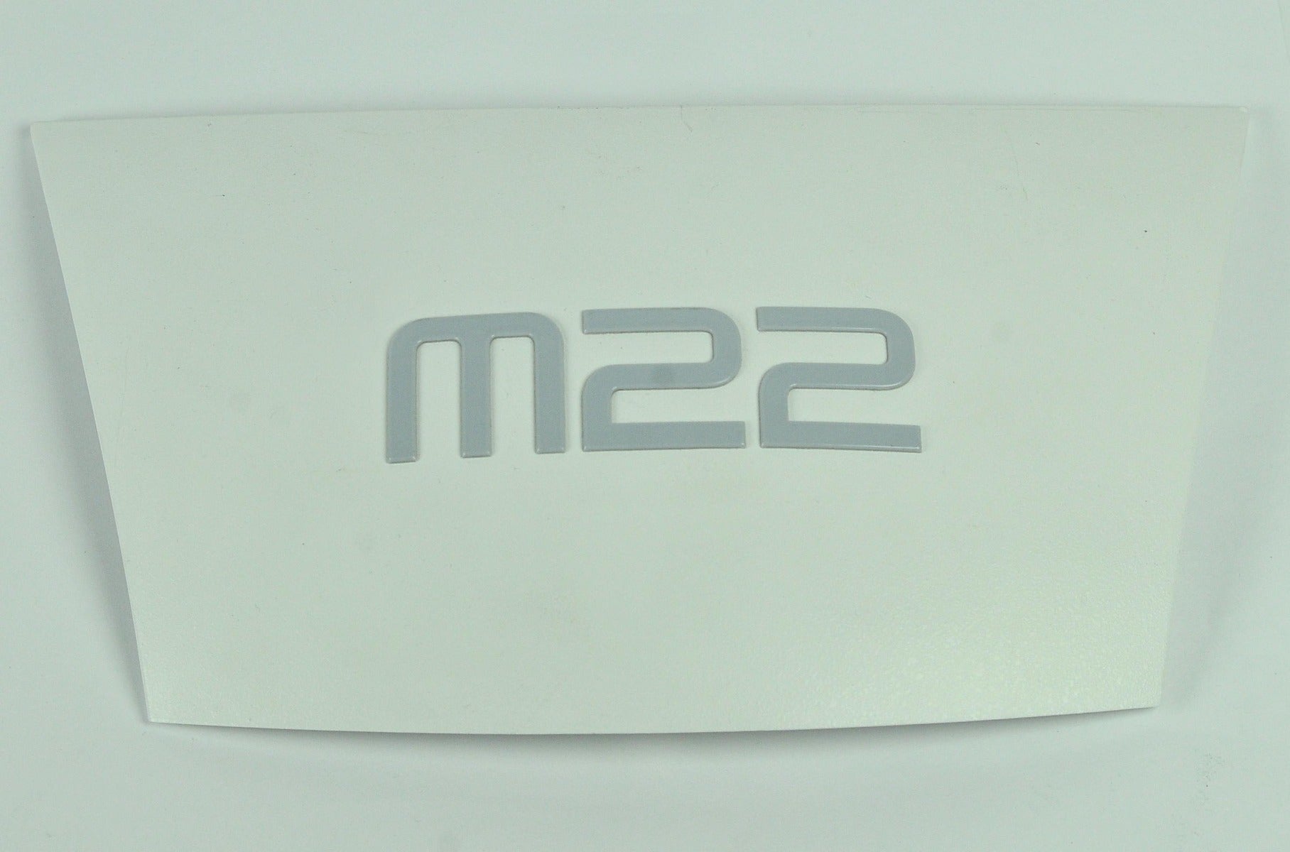 Lumenis M22 Laser Front Cover Logo White Plastic Plate Panel Replacement Cap