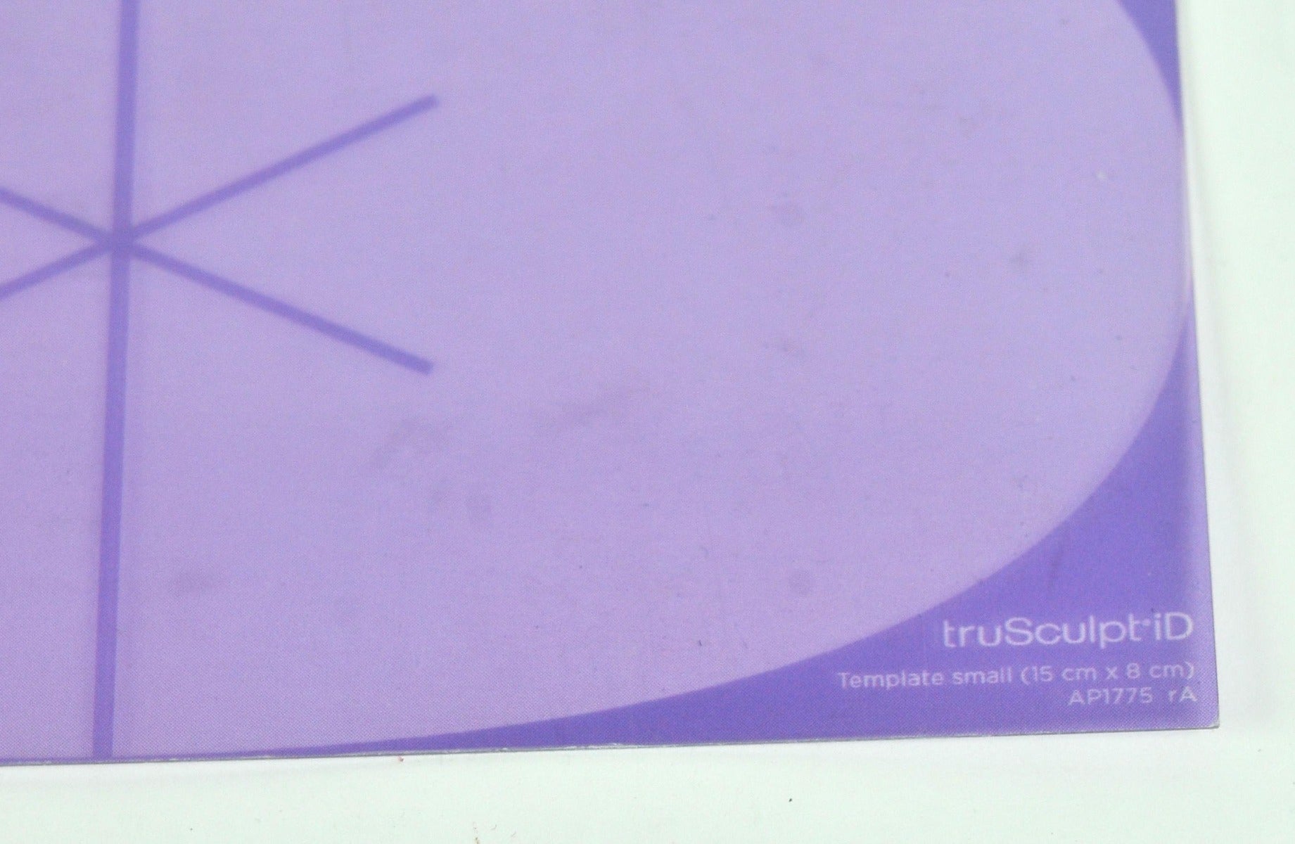 Cutera truSculpt iD Small Medium Template Purple AP1775 AP1776 Patient Treatment