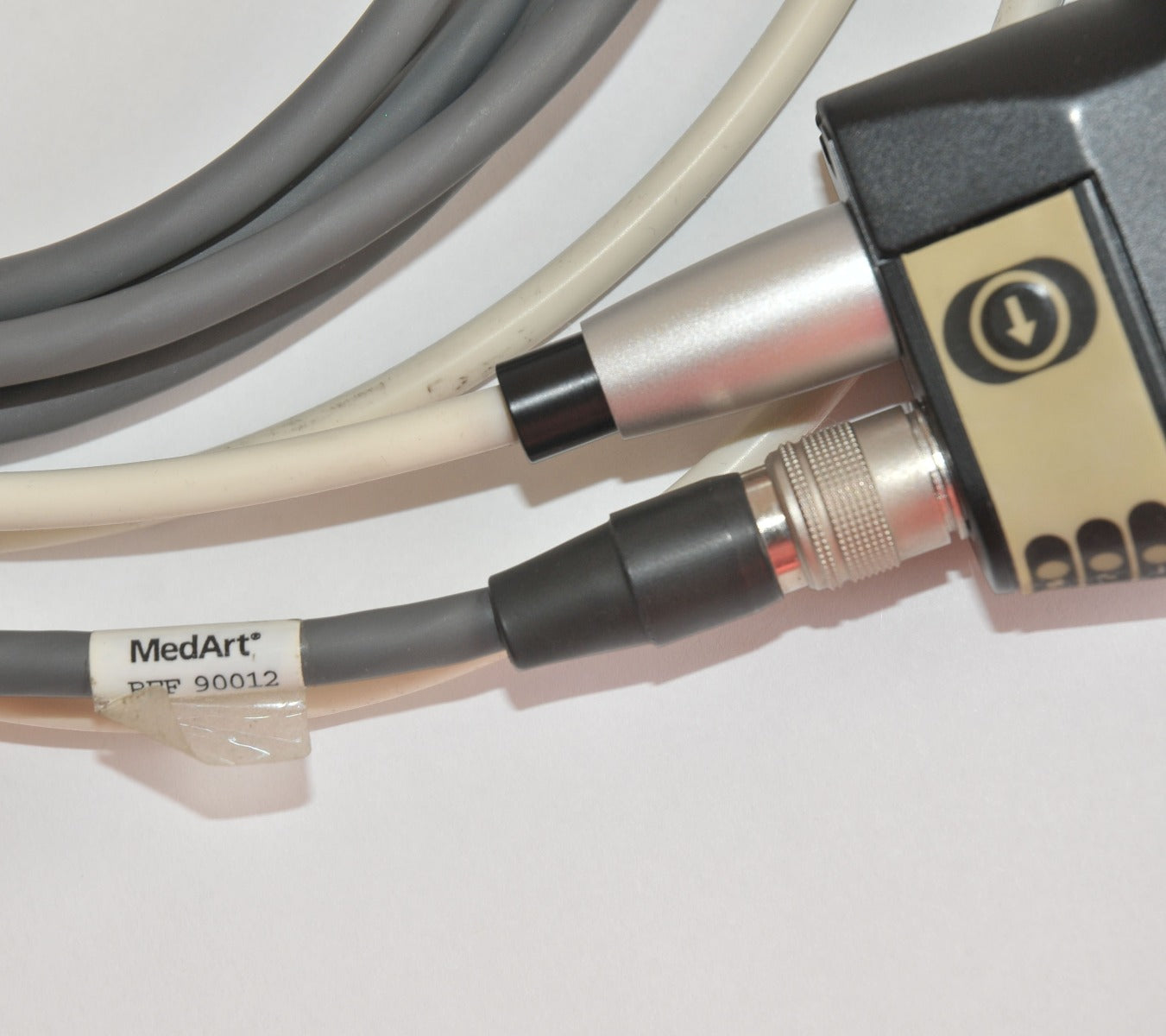 Iridex VariLite Laser 923 Medart SCANNER Nd YAG Handpiece Cable Fiber 90012