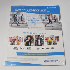 Zeltiq CoolSculpting ELIMINATE STUBBORN FAT Marketing Office Counter Display NEW