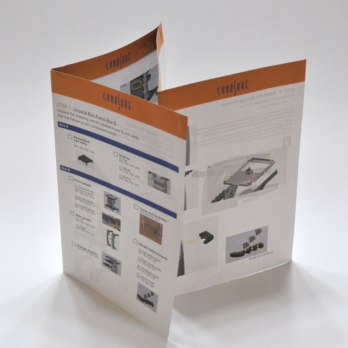 Cynosure TempSure Service Cart Assembly User Guide Setup Instructions Generator