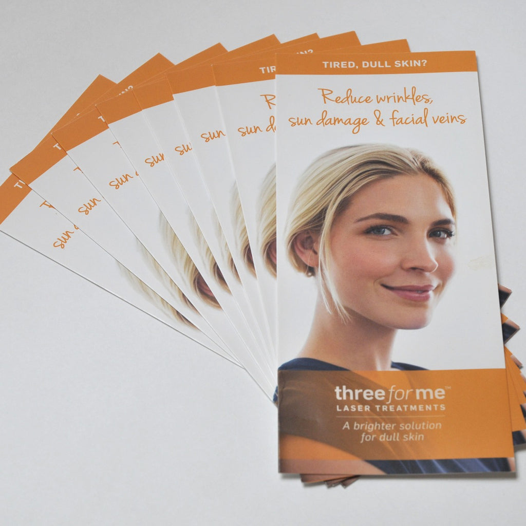 Cynosure Laser THREE For ME BROCHURE Icon Office Patient Marketing Wrinkle Vein
