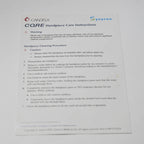 Candela Syneron Lasers CO2RE Handpiece Care User Instructions Autoclave Cleaning