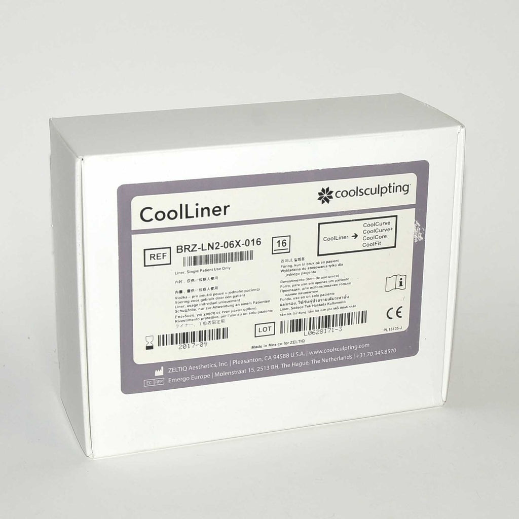 Zeltiq CoolSculpting CoolLiner CoolCurve+ BRZ-LN2-06X-016 eZ App 6.2 6.3 x16Pcs