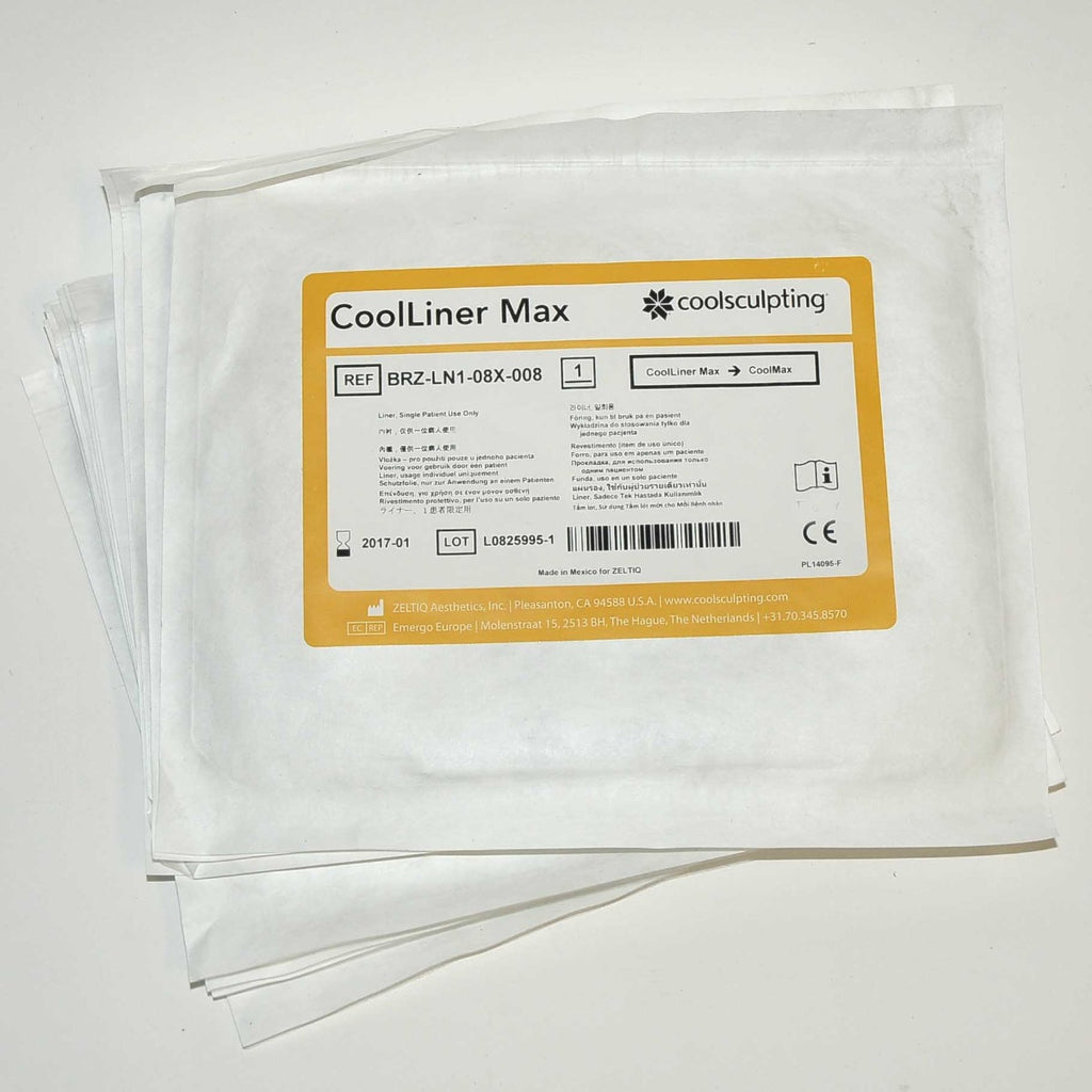Zeltiq CoolSculpting CoolLiner Cool Max CoolMax Liner BRZ-LN1-08X-008 1/17 x11Pc