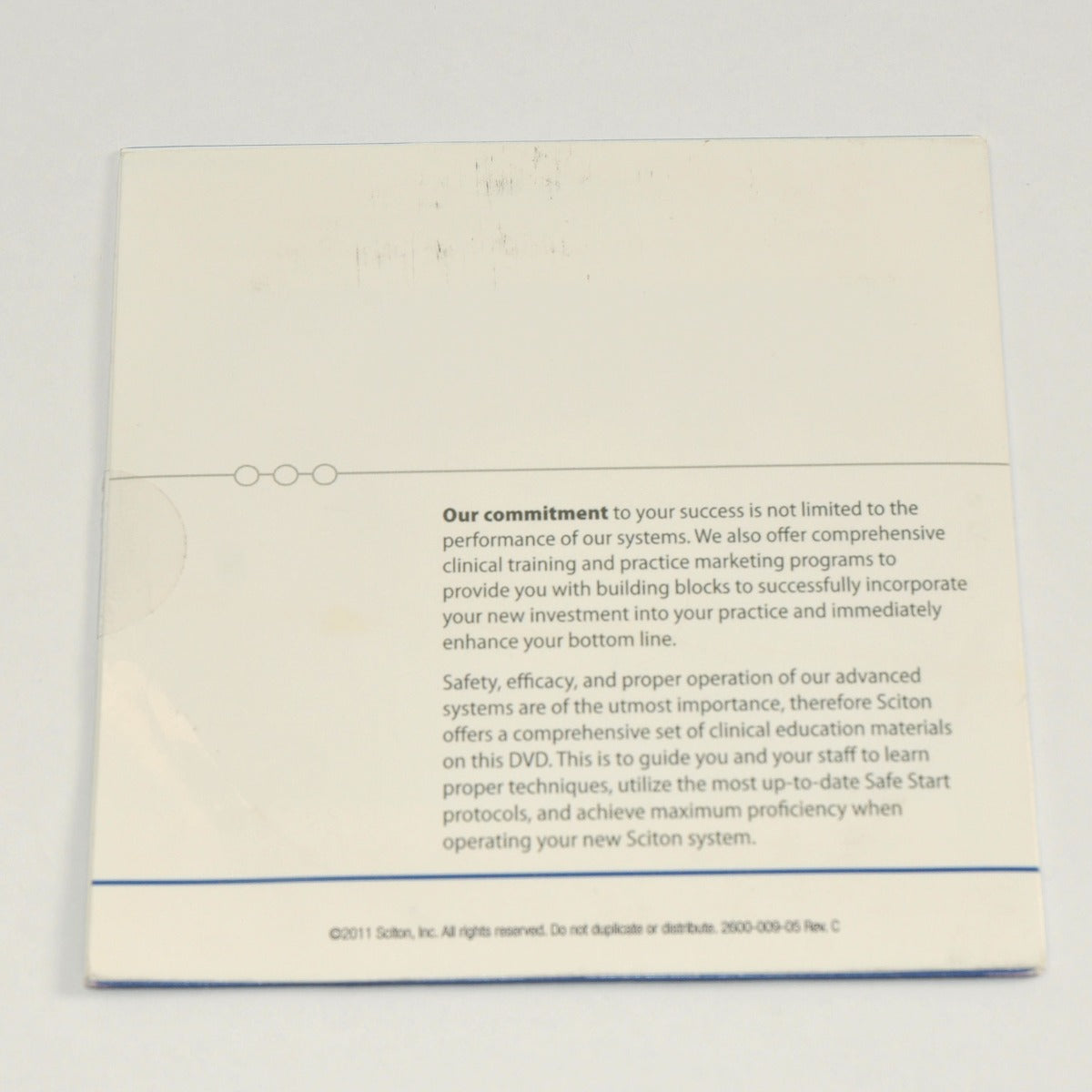 Sciton CLINICAL EDUCATION SUPPORT MATERIALS CD Laser Light System Modules Joule