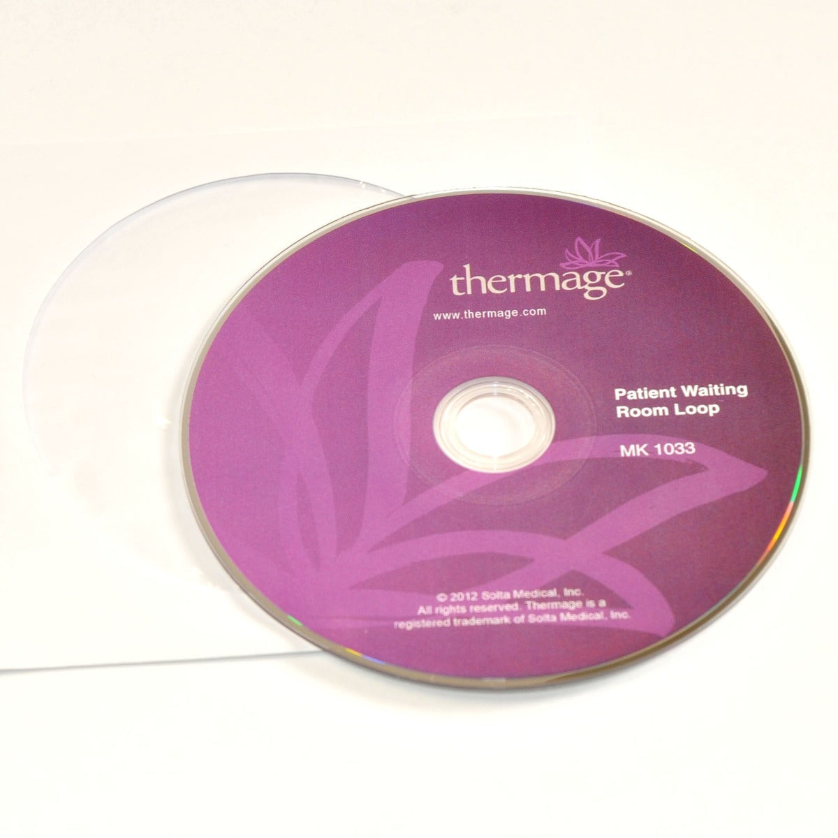 Solta Medical Thermage PATIENT WAITING ROOM LOOP CD MK 1033 Marketing MK1033