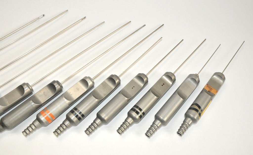 Unitech Surgical Instrument Aspiration Suction Cannula Handles Tips Cannulae LOT