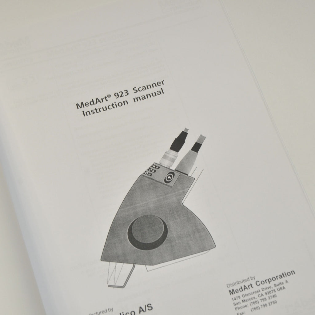 MedArt Uni-Laser Systems 923 Scanner Instruction Manual User Treatment Settings
