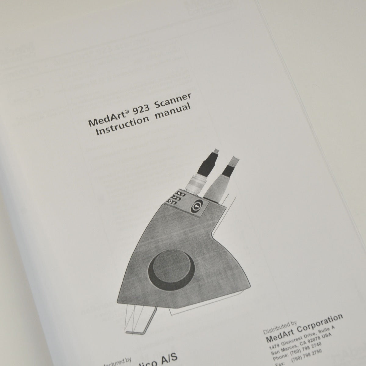 MedArt Uni-Laser Systems 923 Scanner Instruction Manual User Treatment Settings