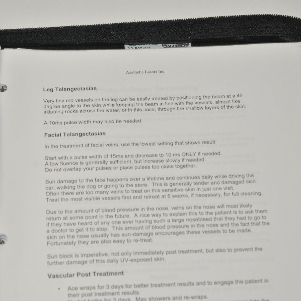 Fotona Aesthetic ND YAG Laser Orientation Operator Settings Setup Guide Manual CD